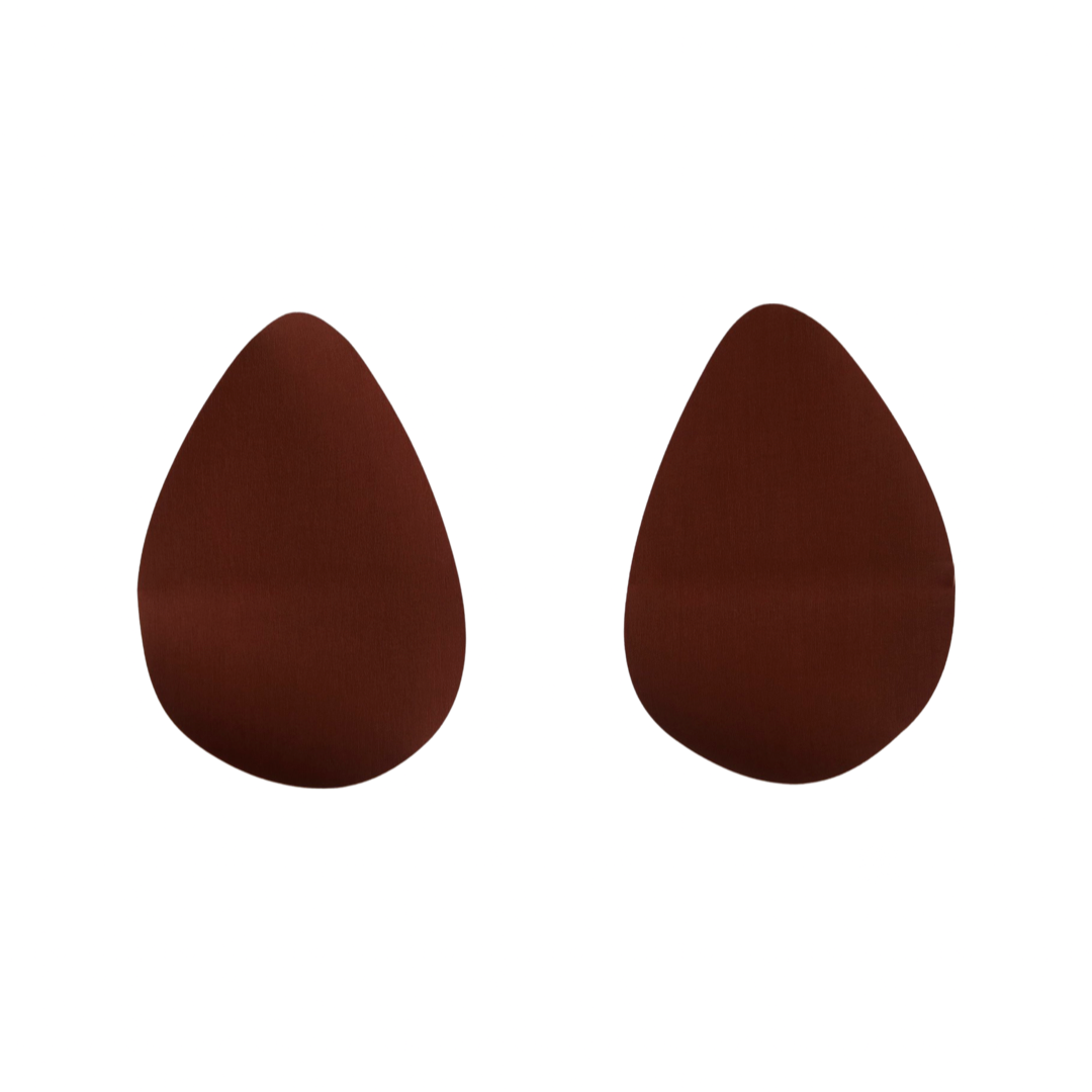 Pair of Cocoa-coloured EGG CUPS