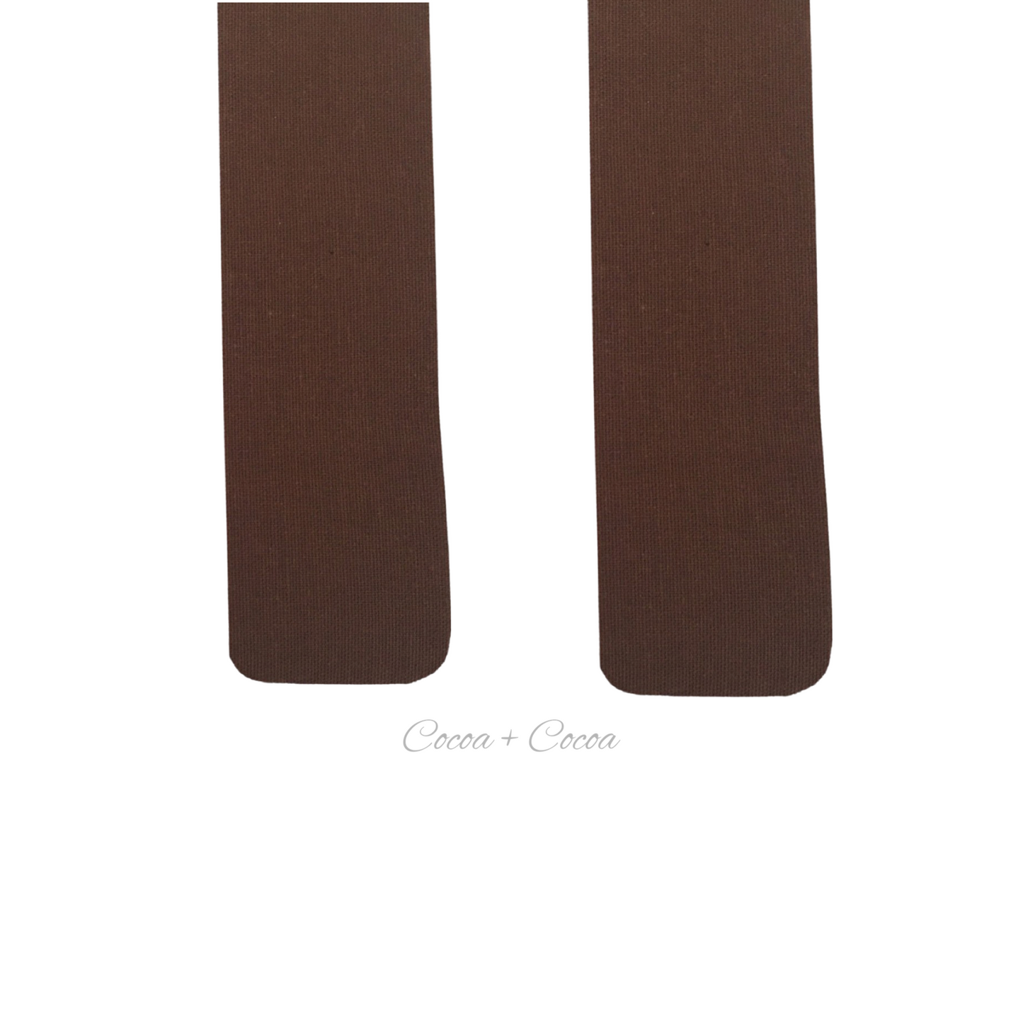 Two pieces of TITTY TAPE, both in Cocoa colour