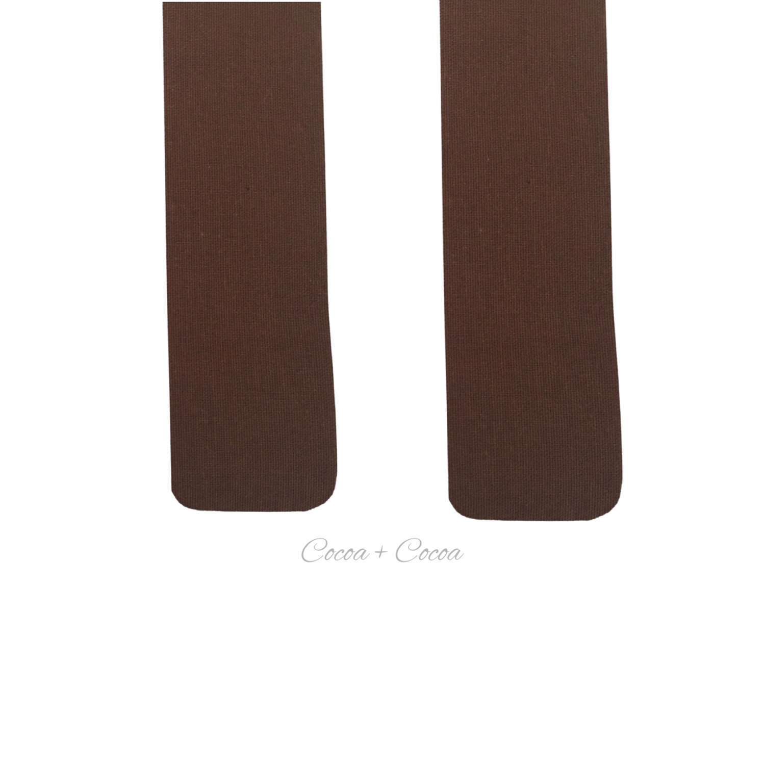 Two pieces of TITTY TAPE, both in Cocoa colour