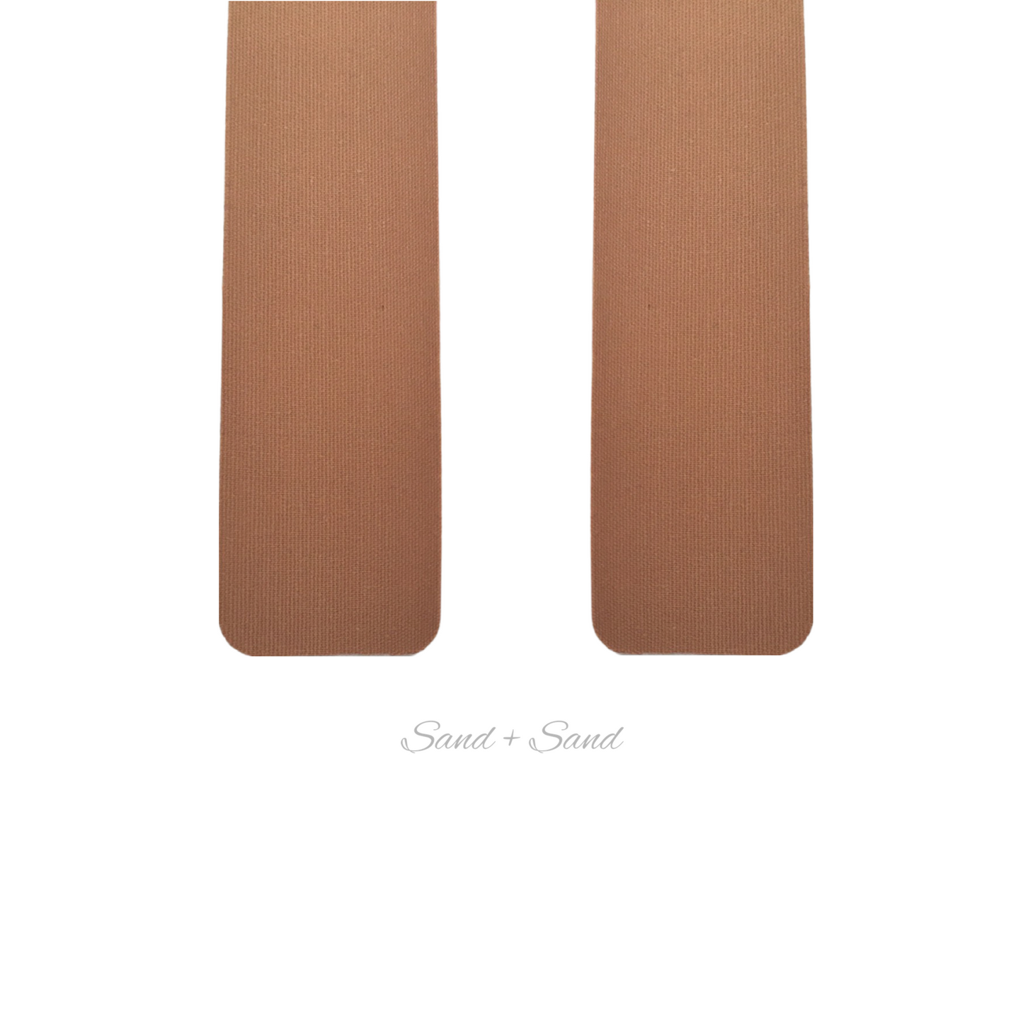 Two pieces of TITTY TAPE, both in Sand colour